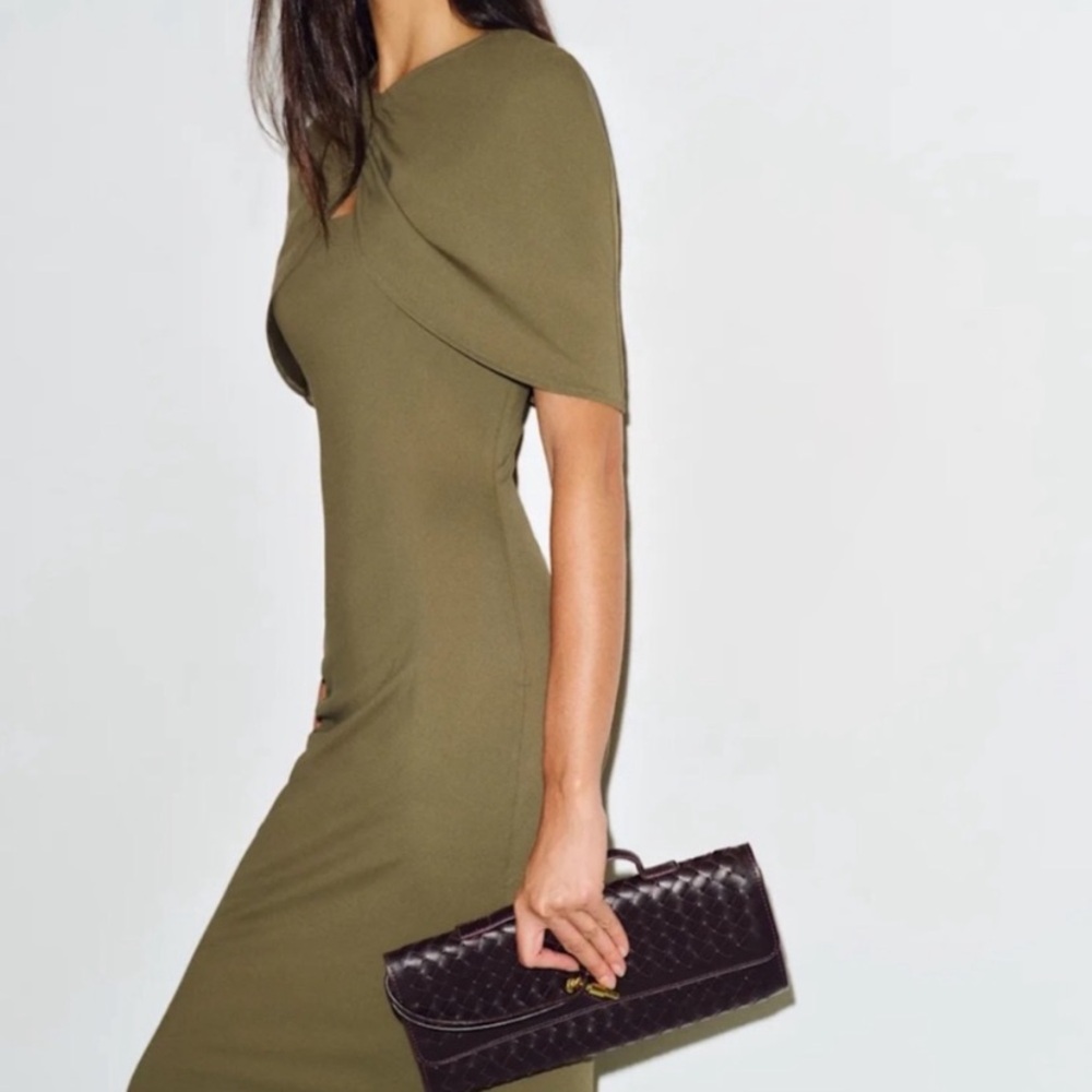 Reformation Jayden Knit Dress grove